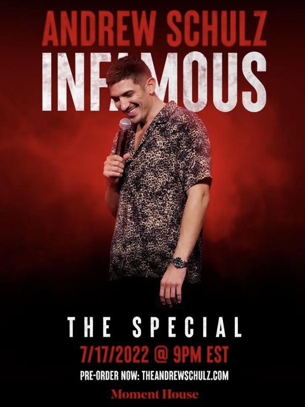 Andrew Schulz: Infamous poster artwork