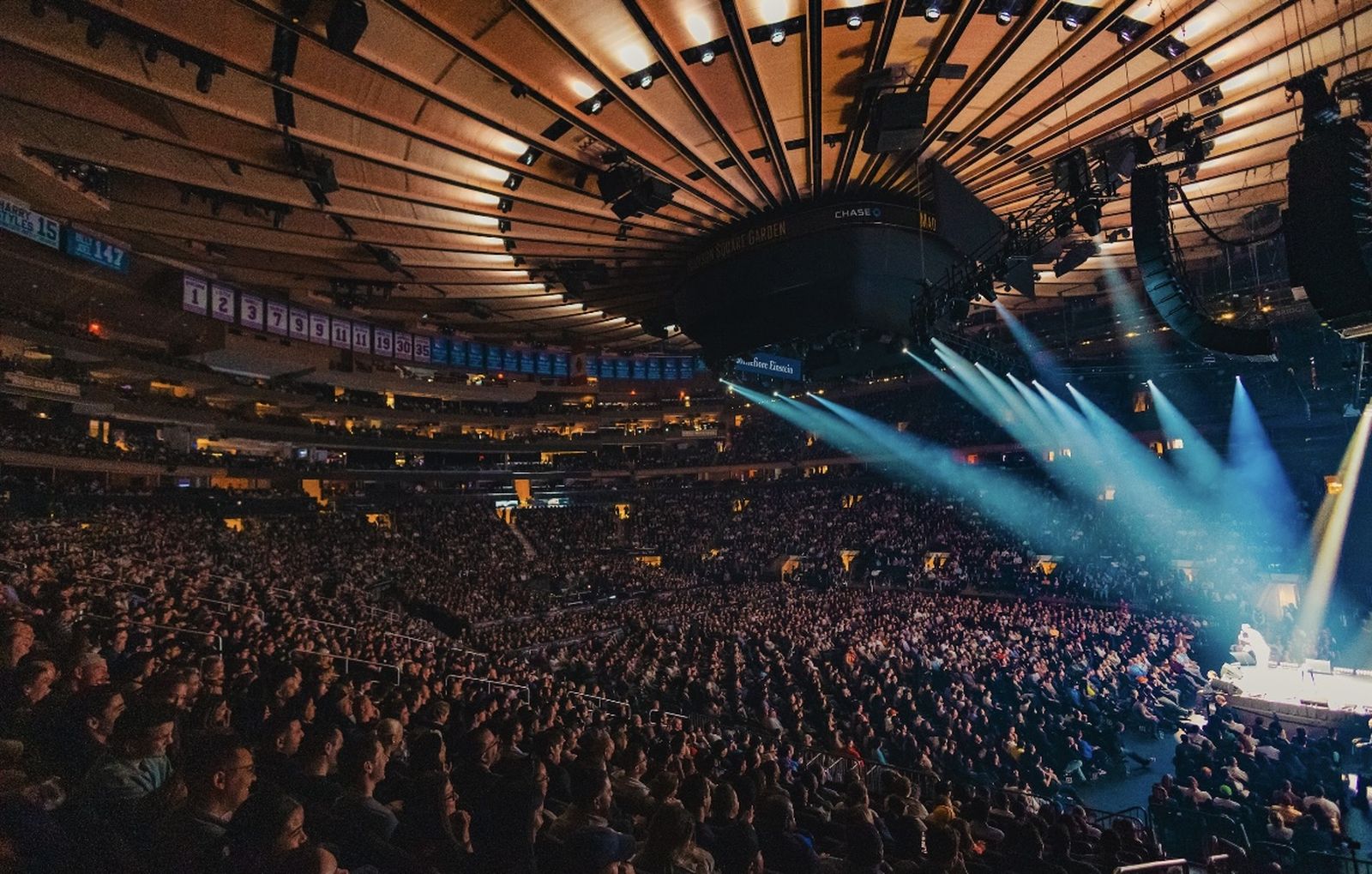 Madison Square Garden during a sold-out arena show